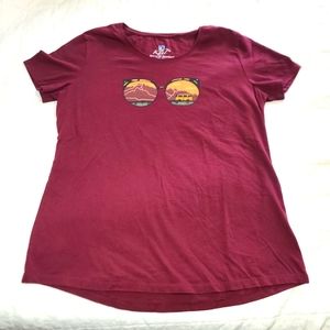 KUHL Graphic Sunglasses Print Tshirt. Sz L